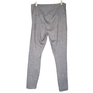 LYSEE Size X-Large Black White Glen Plaid Tummy Control Ponte Leggings Casual